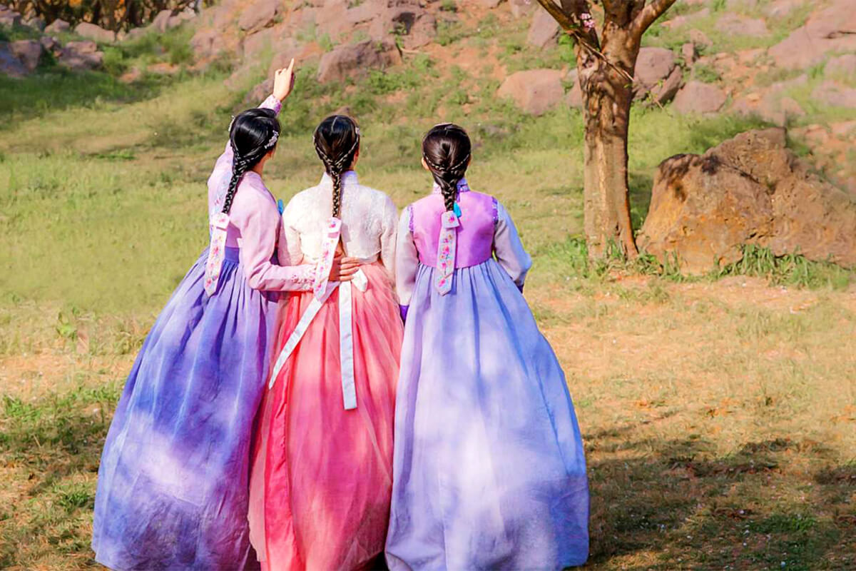 Trải nghiệm mặc Hanbok (Nguồn: sưu tầm)